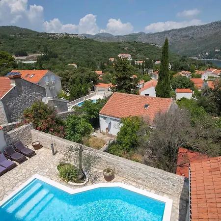Stunning Dubrovnik 9 Bedrooms Zaton Deluxe Amazing Sea Views Private Pool Zaton Villa *
